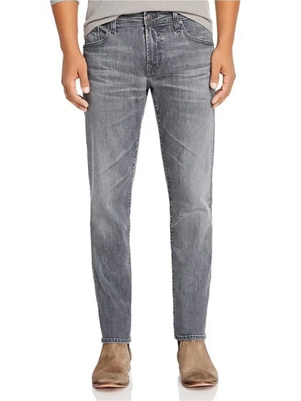 AG Adriano Goldschmied Dylan Slim Skinny Gray Wash Denim Men’s Jeans Size 32 - Picture 1 of 16